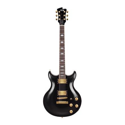 FGN FGN gitara elektryczna, Expert Rise, Black, futeral